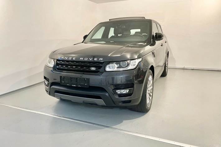 Grå Land Rover Range Rover sport fra 2016