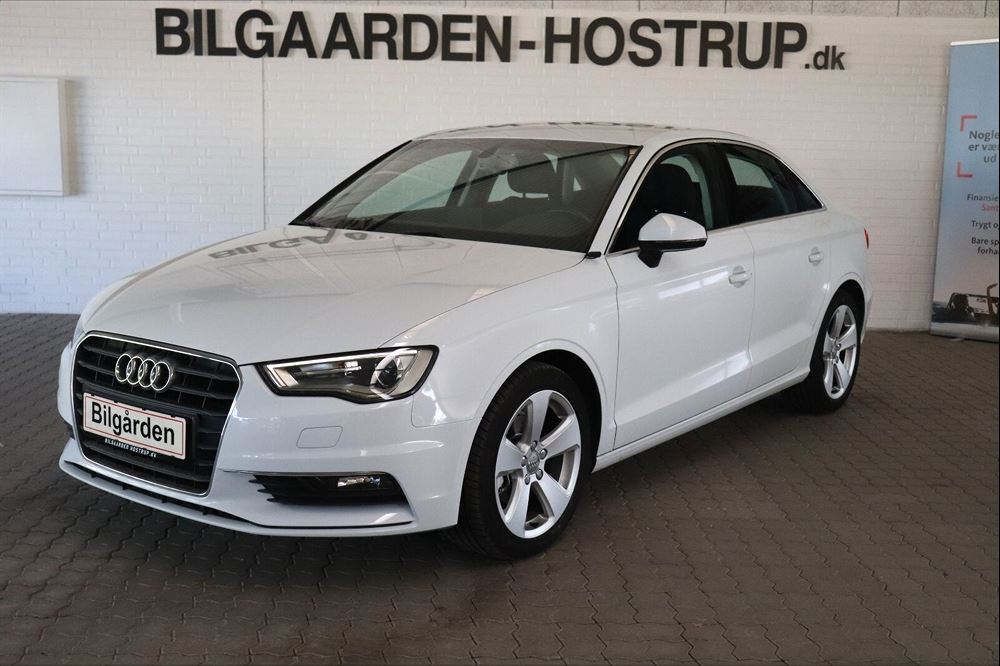Hvid Audi A3 fra 2010