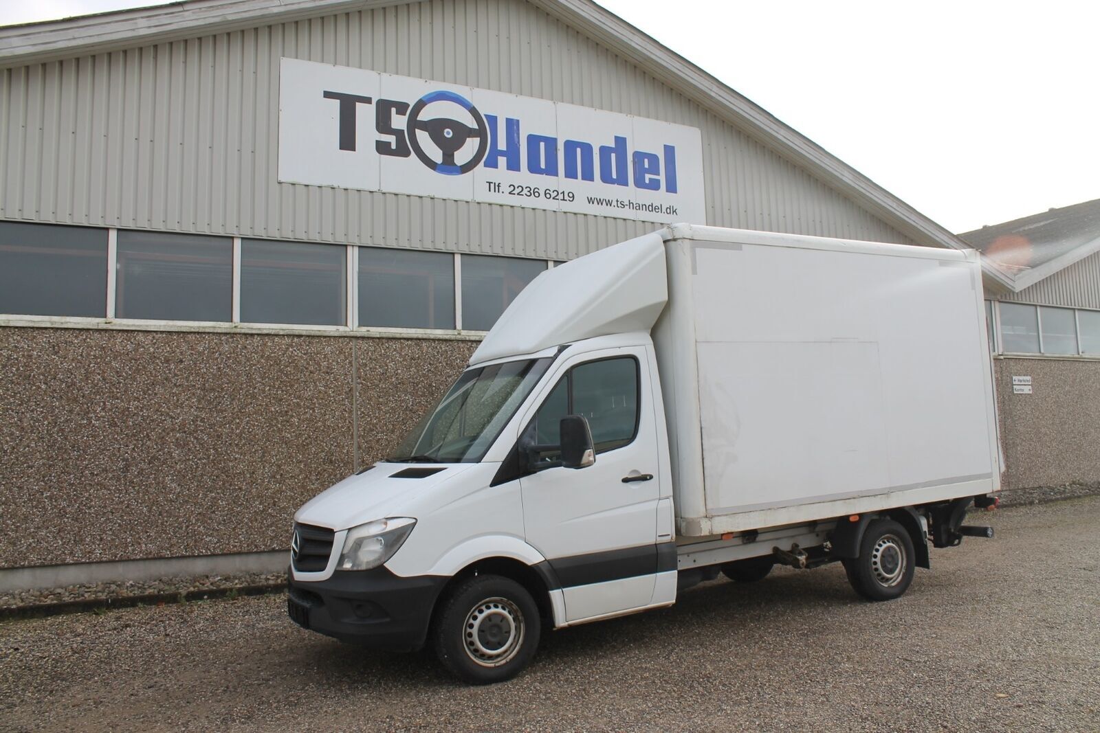 Hvid Mercedes Sprinter 316 fra 2016