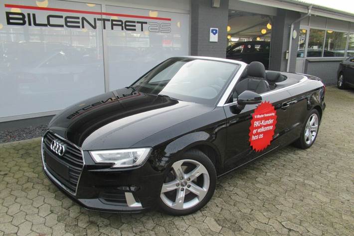 Sort Audi A3 fra 2018