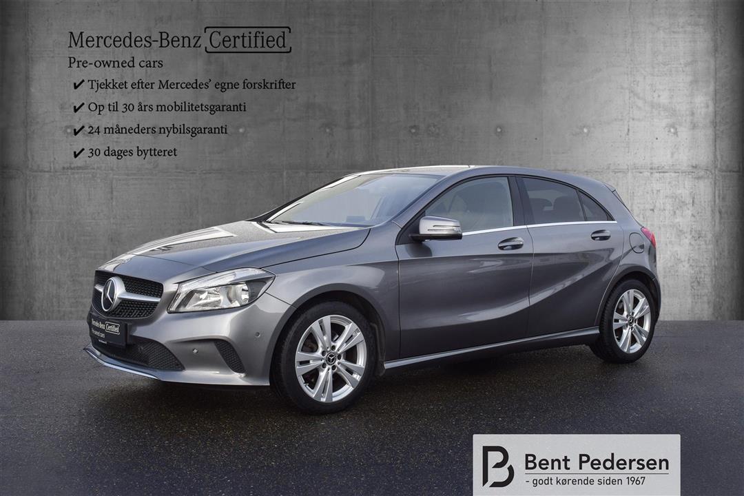 Grå Mercedes A200 fra 2017