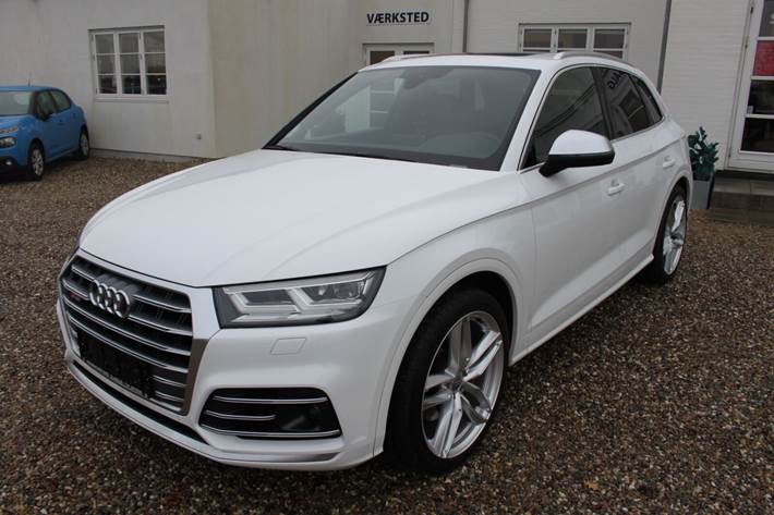 Hvid Audi SQ5 fra 2018