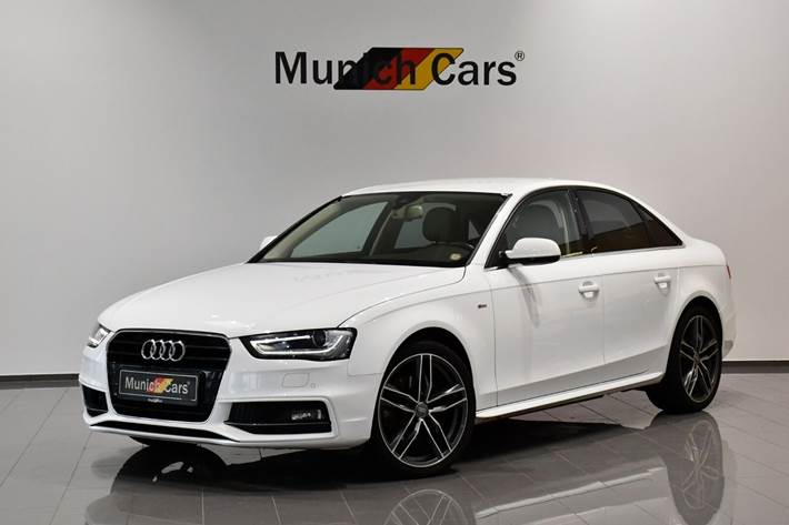 Hvid Audi A4 fra 2015