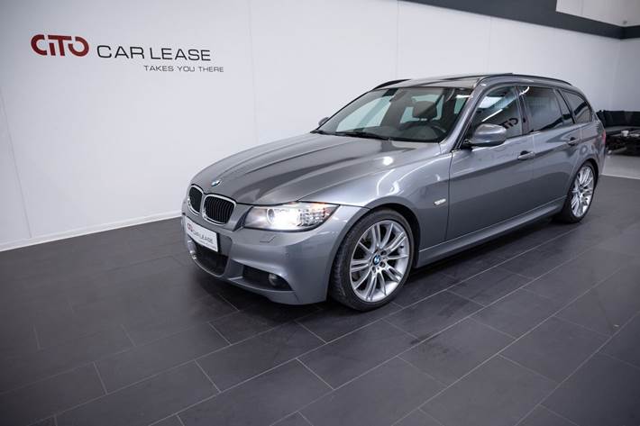 Grå BMW 318d fra 2012