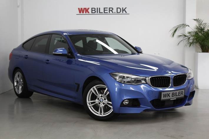 Blå BMW 320d fra 2017