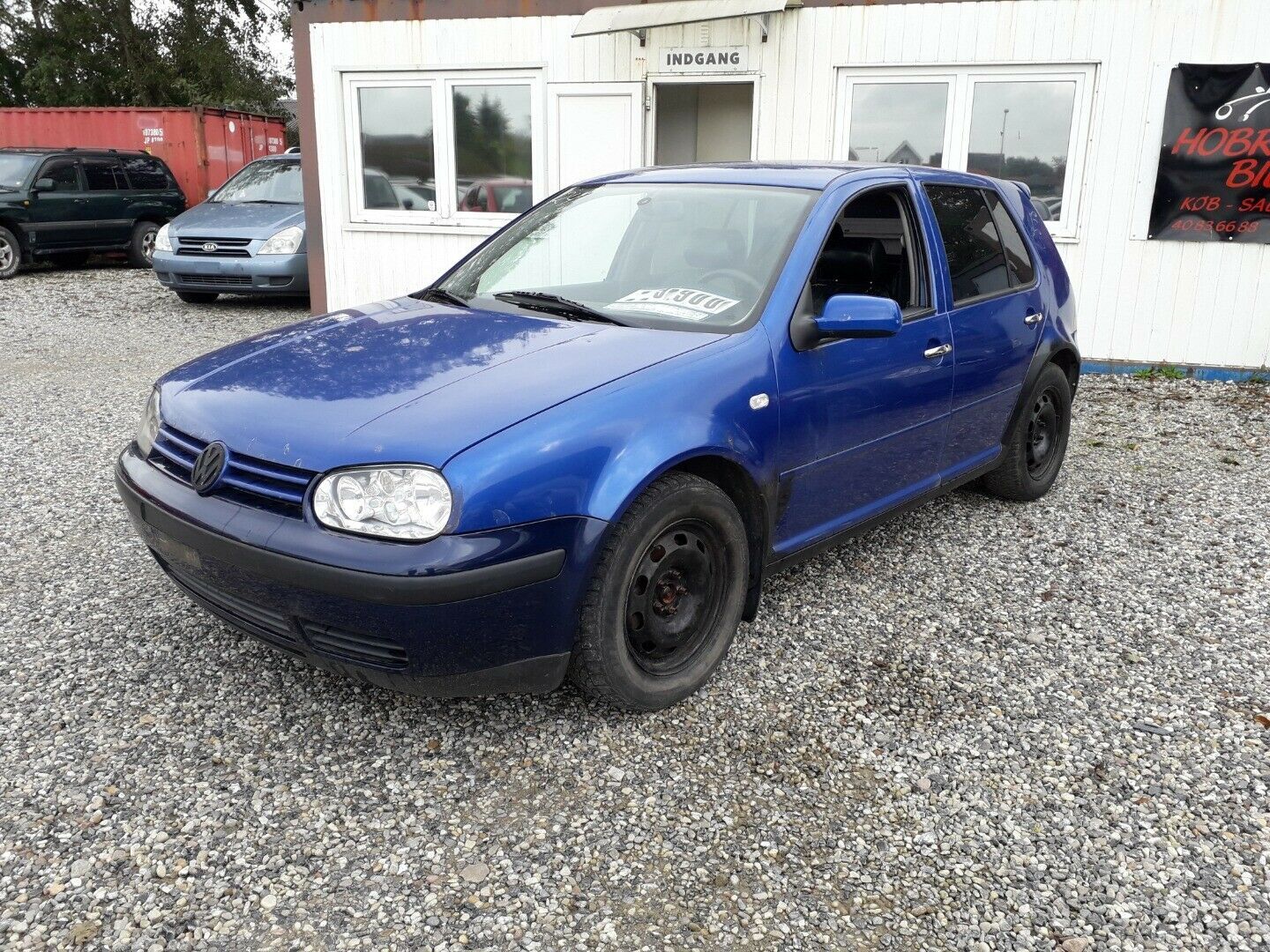 Blå VW Golf III fra 1998