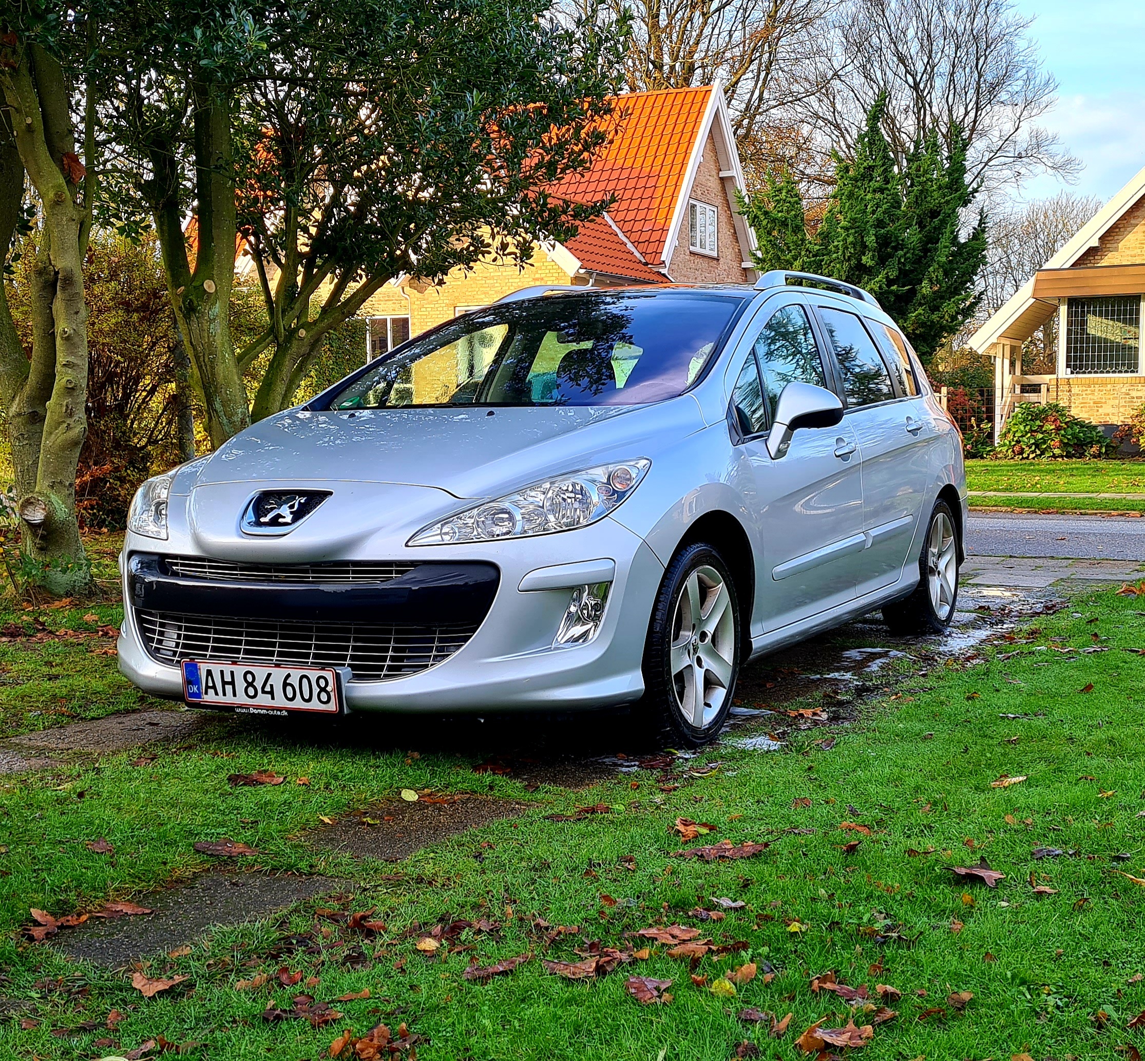 Sølv Peugeot 308 fra 2009