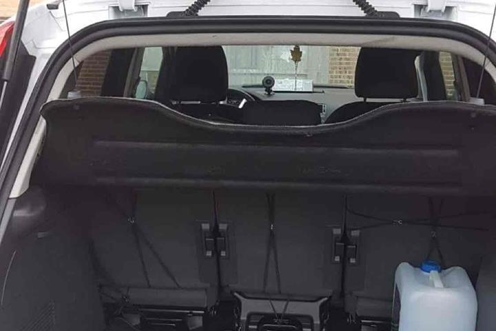 Hvid Ford C-MAX fra 2010