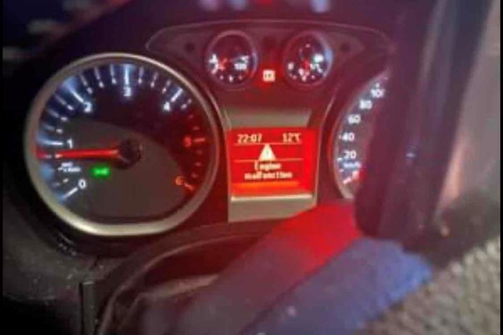 Hvid Ford C-MAX fra 2010