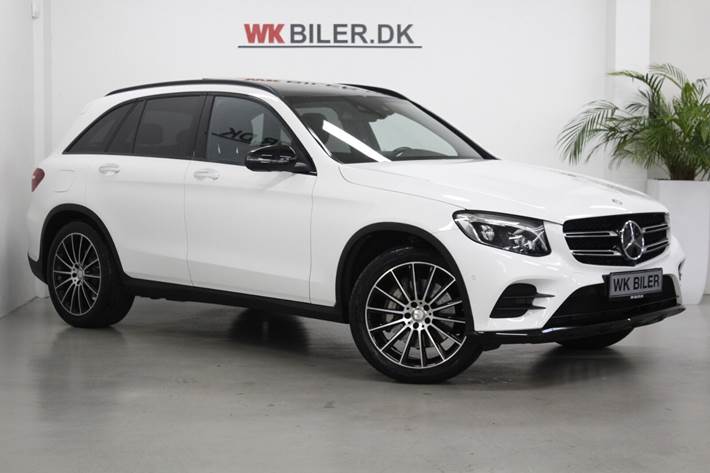 Hvid Mercedes GLC250 d fra 2016