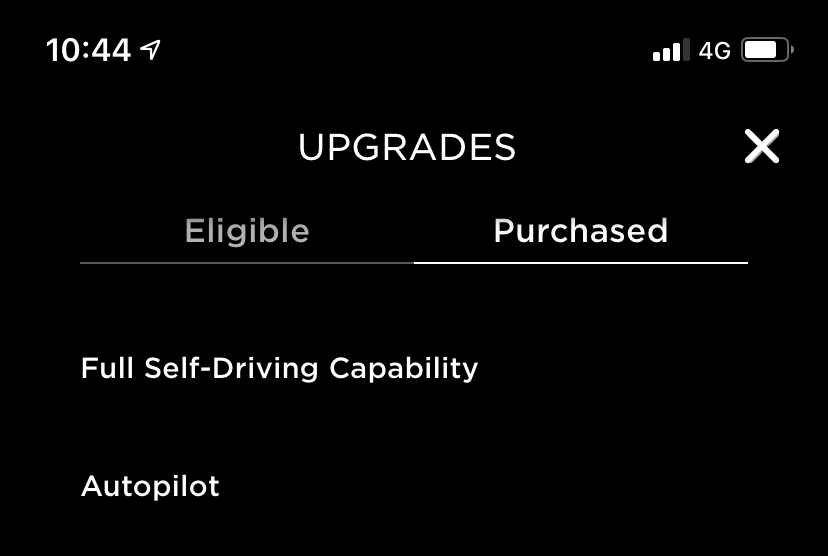 Blå Tesla Model 3 fra 2019