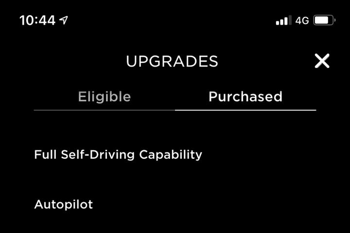 Blå Tesla Model 3 fra 2019
