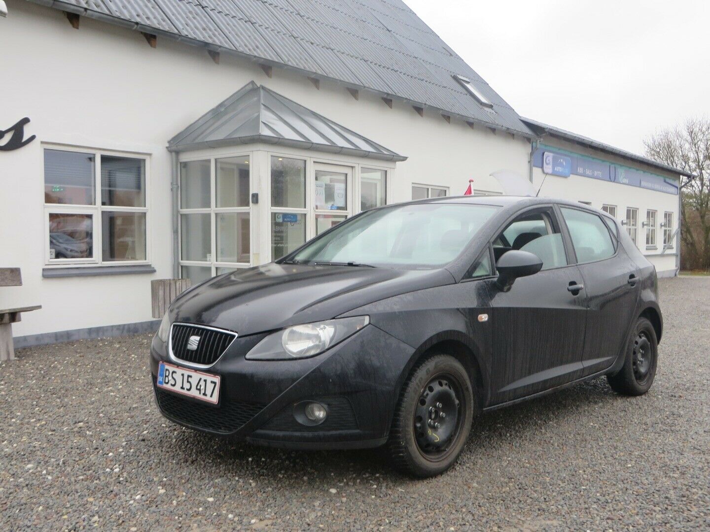 Grå Seat Ibiza fra 2009