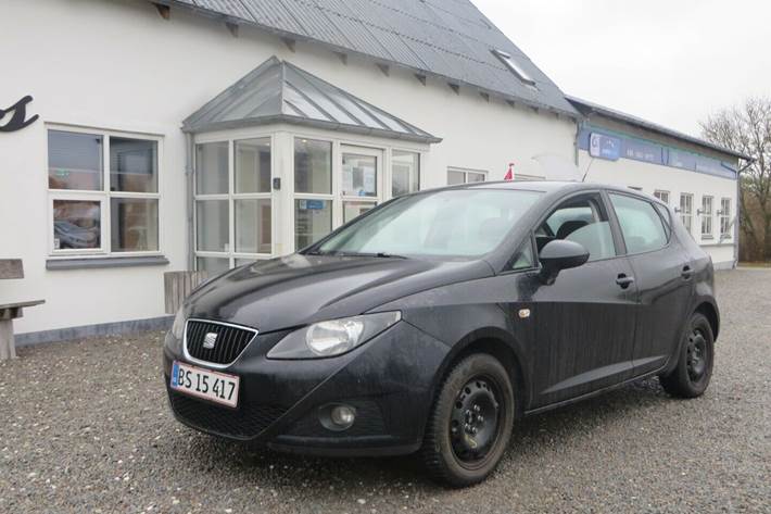 Grå Seat Ibiza fra 2009