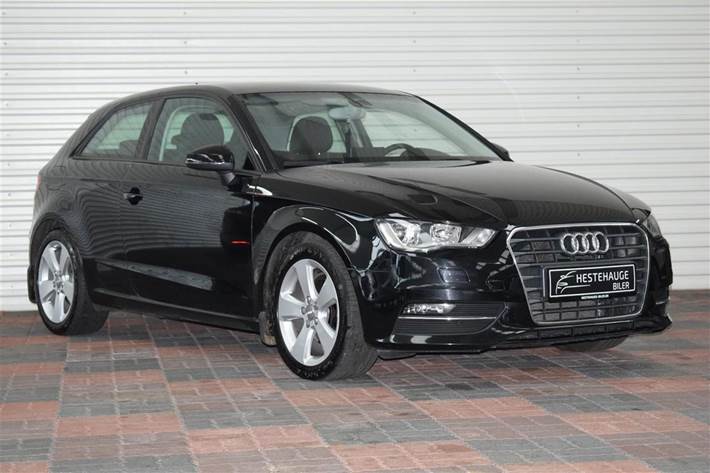 Sort Audi A3 fra 2014