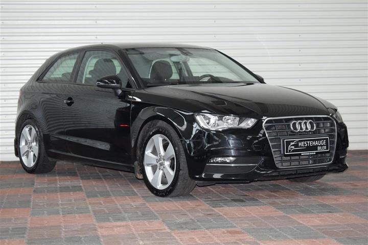 Sort Audi A3 fra 2014
