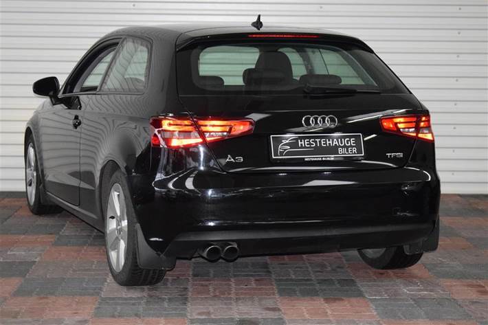 Sort Audi A3 fra 2014