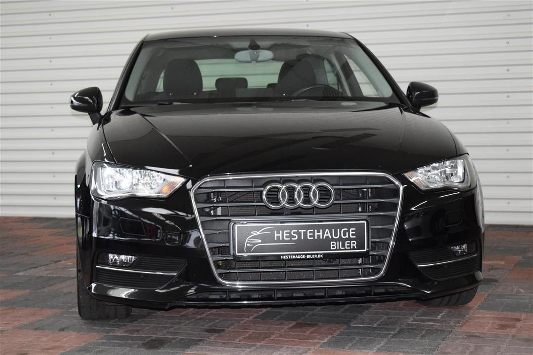 Sort Audi A3 fra 2014