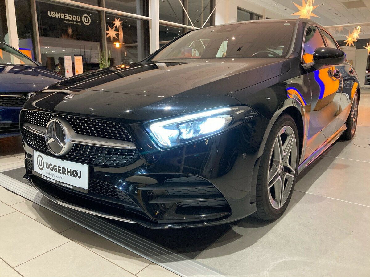 Sort Mercedes A200 fra 2018