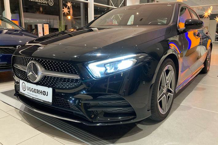 Sort Mercedes A200 fra 2018