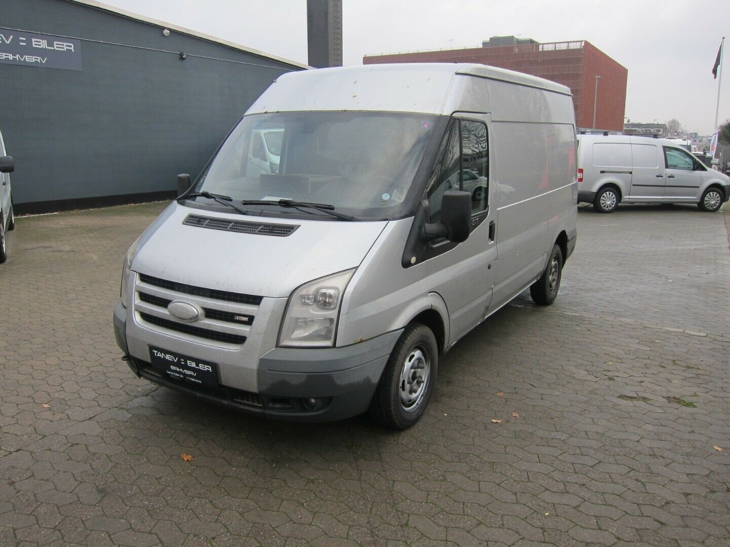 Grå Ford Transit 300M Van fra 2007