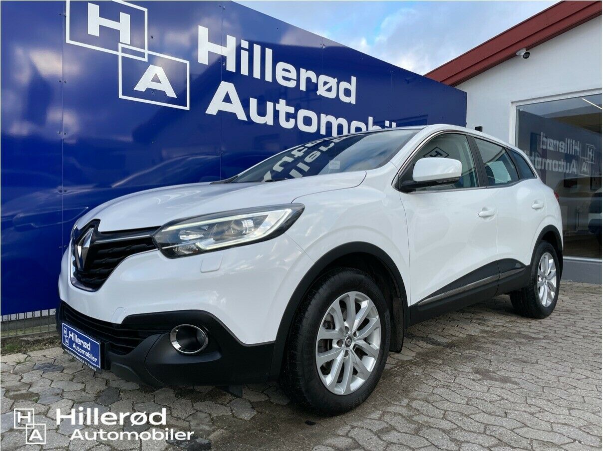 Hvid Renault Kadjar fra 2015