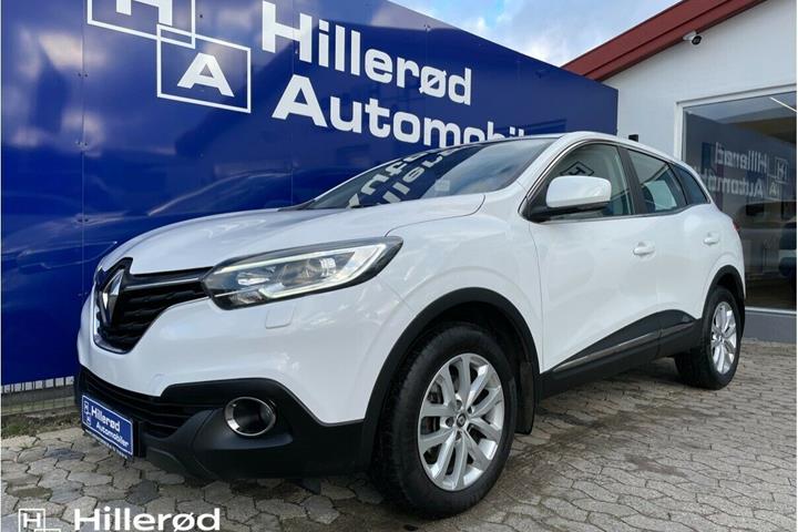 Hvid Renault Kadjar fra 2015