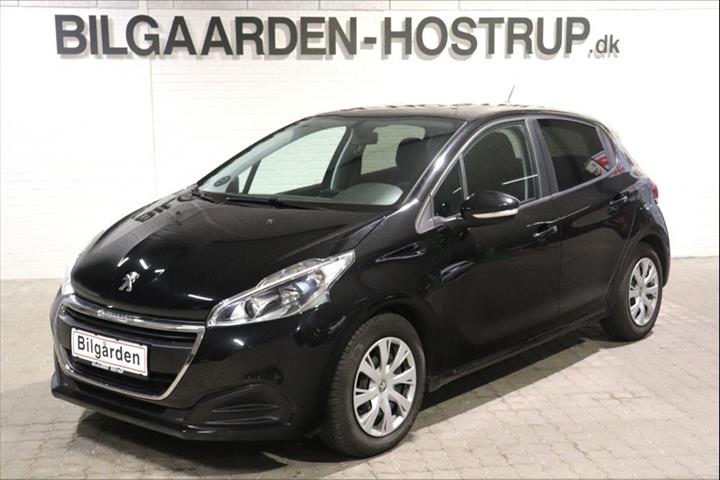 Sort Peugeot 208 fra 2017