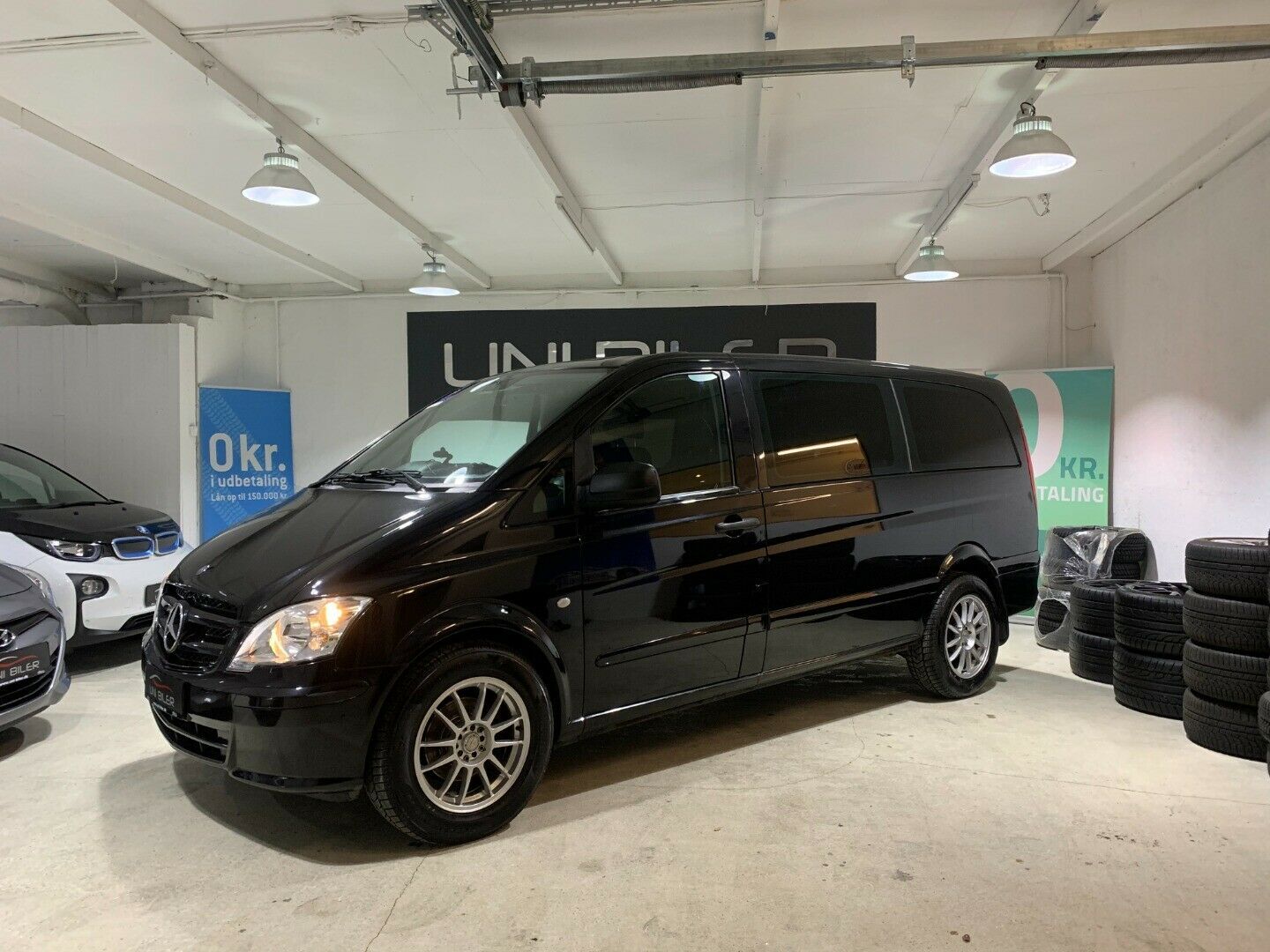 Grå Mercedes Vito 115 fra 2009