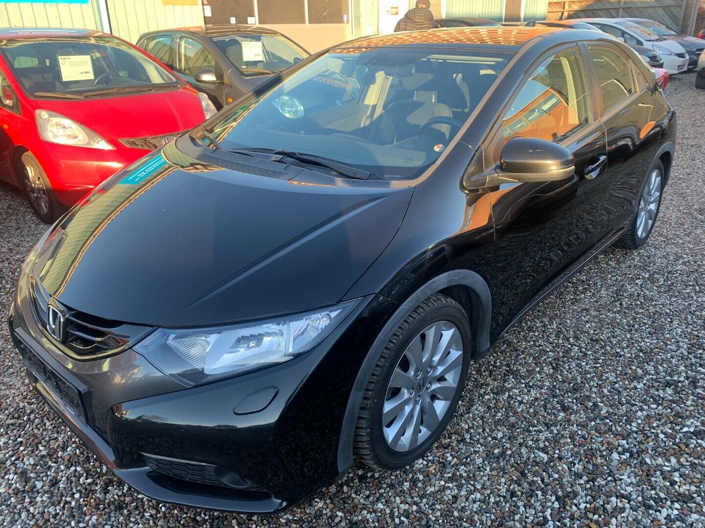 Grå Honda Civic fra 2012