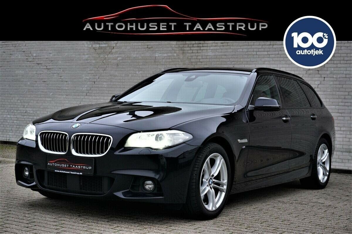 Grå BMW 525d fra 2016