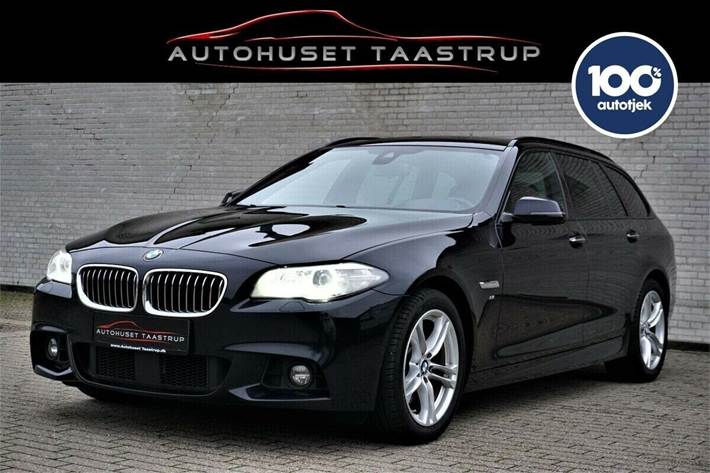 Grå BMW 525d fra 2016