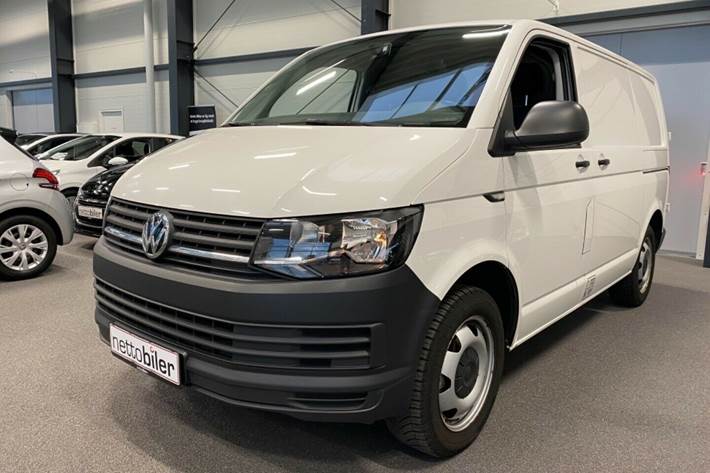 Hvid VW Transporter fra 2017