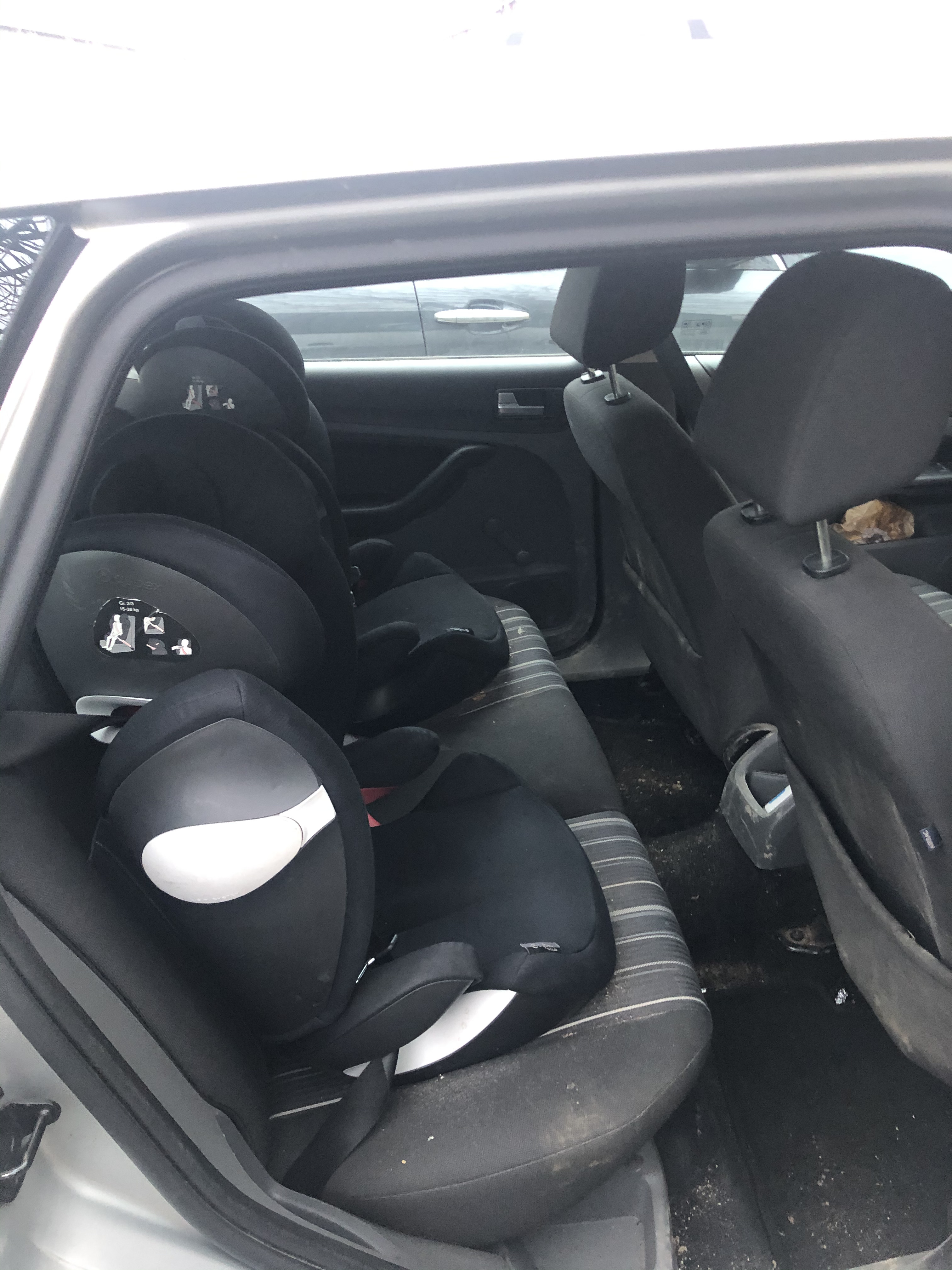 Sølv Ford Focus fra 2008
