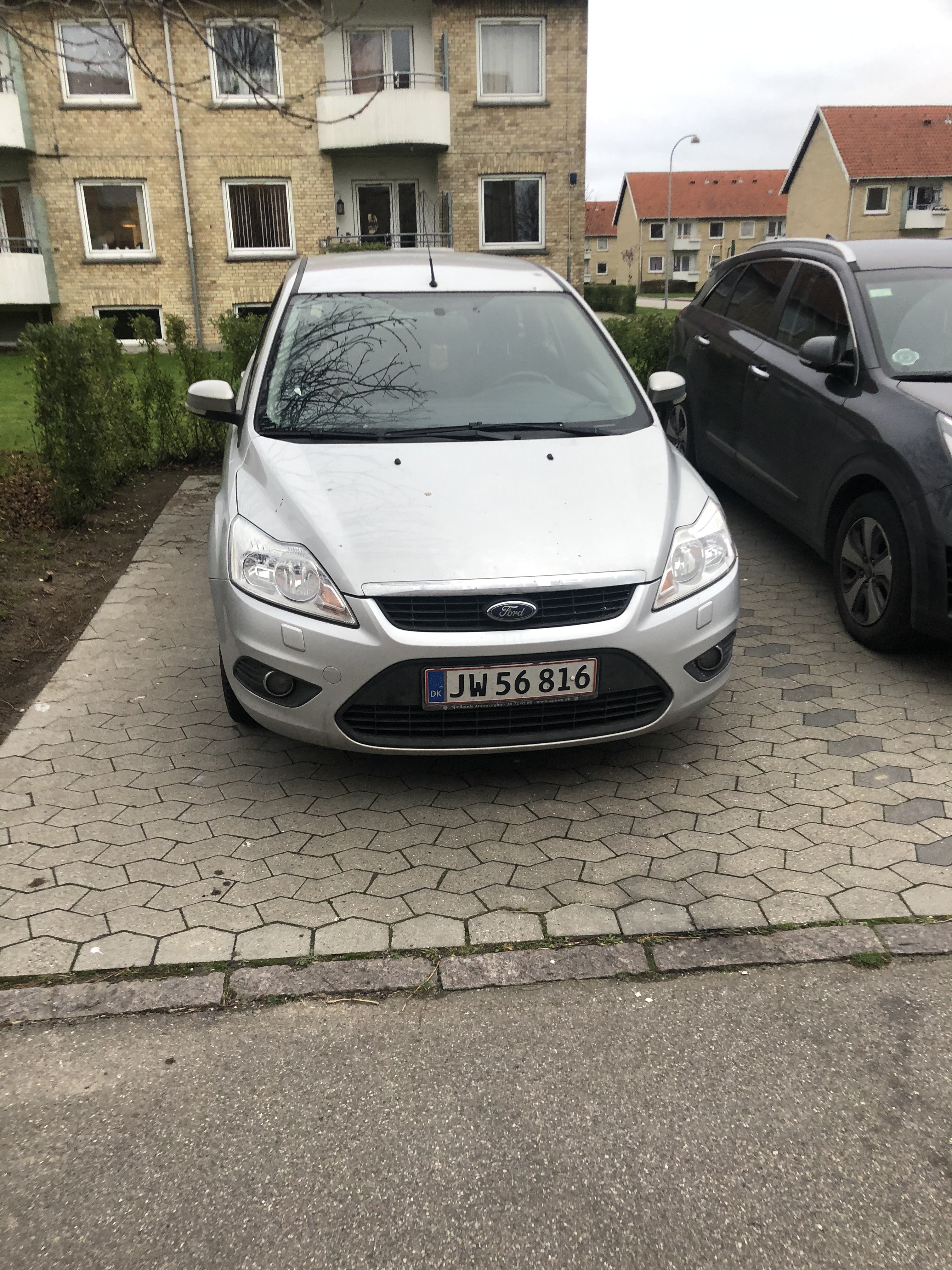 Sølv Ford Focus fra 2008