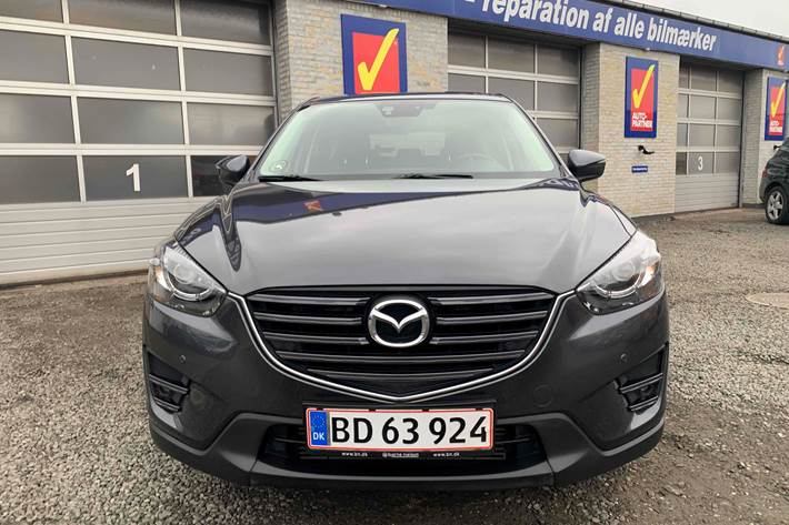 Grå Mazda CX-5 fra 2015