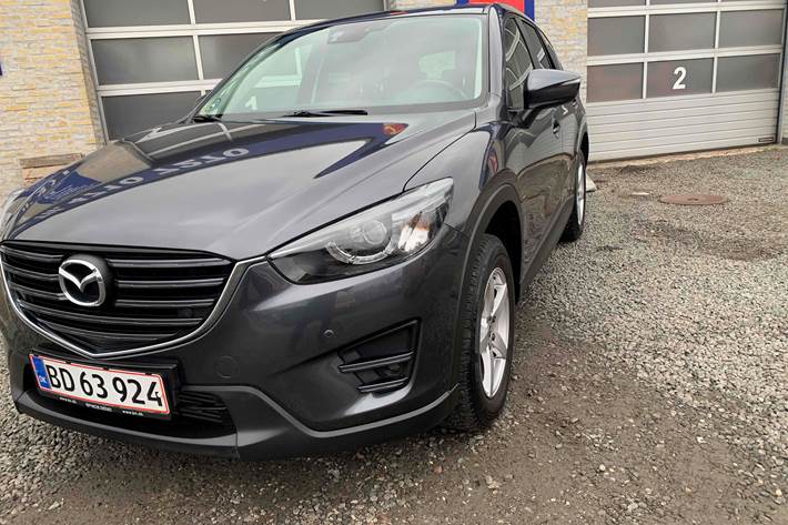 Grå Mazda CX-5 fra 2015