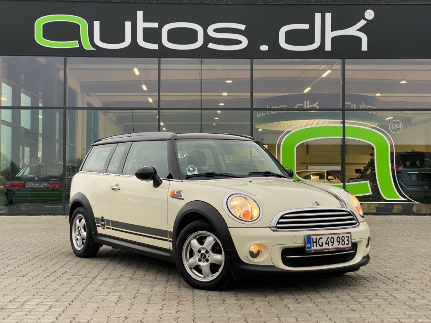 Hvid Mini Clubman Cooper fra 2011