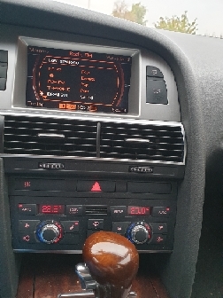 Sort Audi A6 fra 2006