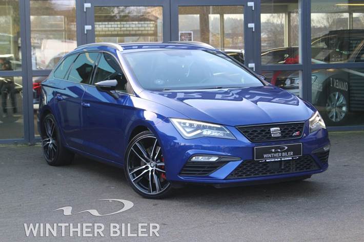 Blå Seat Leon fra 2018