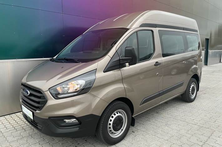 Grå Ford Transit Custom Kombi 320S fra 2020