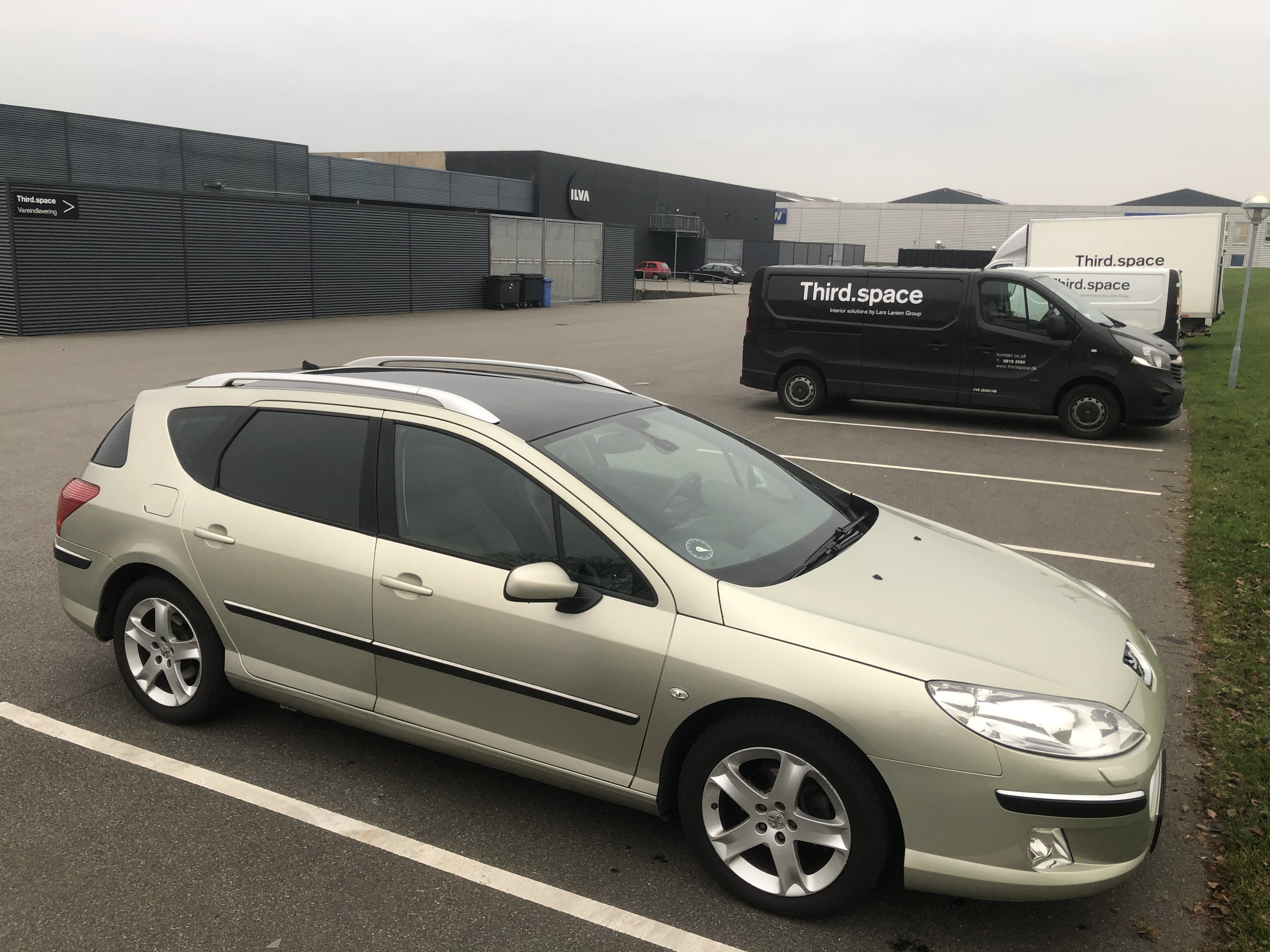 Guld Peugeot 407 fra 2005