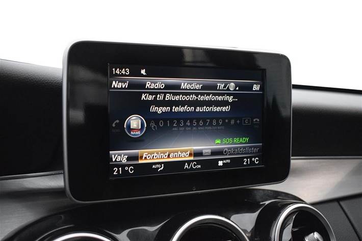 Sort Mercedes C220 d fra 2015