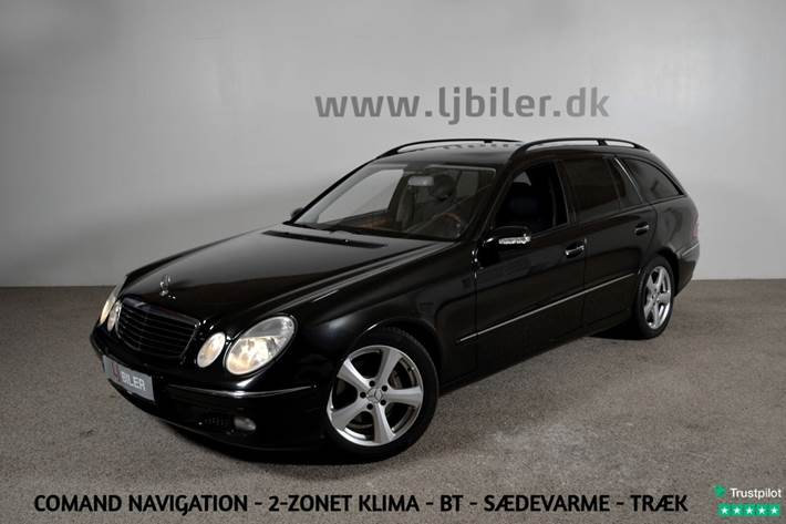 Grå Mercedes E280 fra 2005