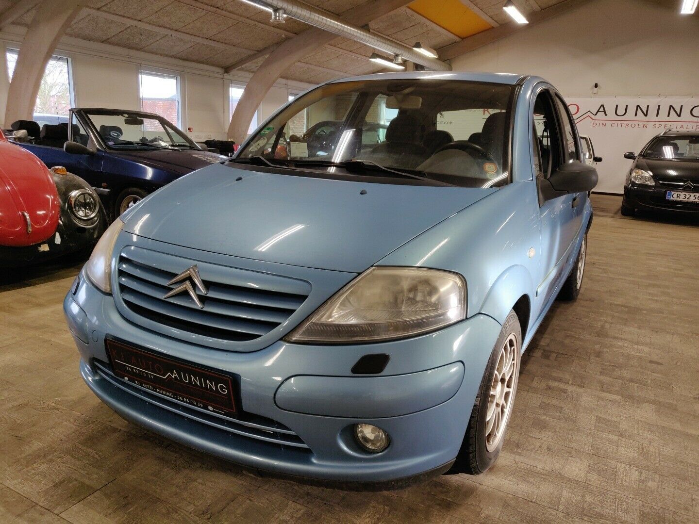 Blå Citroën C3 fra 2002
