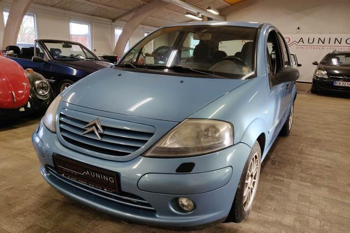 Blå Citroën C3 fra 2002