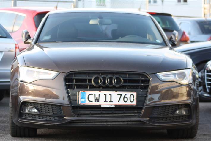 Brun Audi A5 Sportback fra 2012
