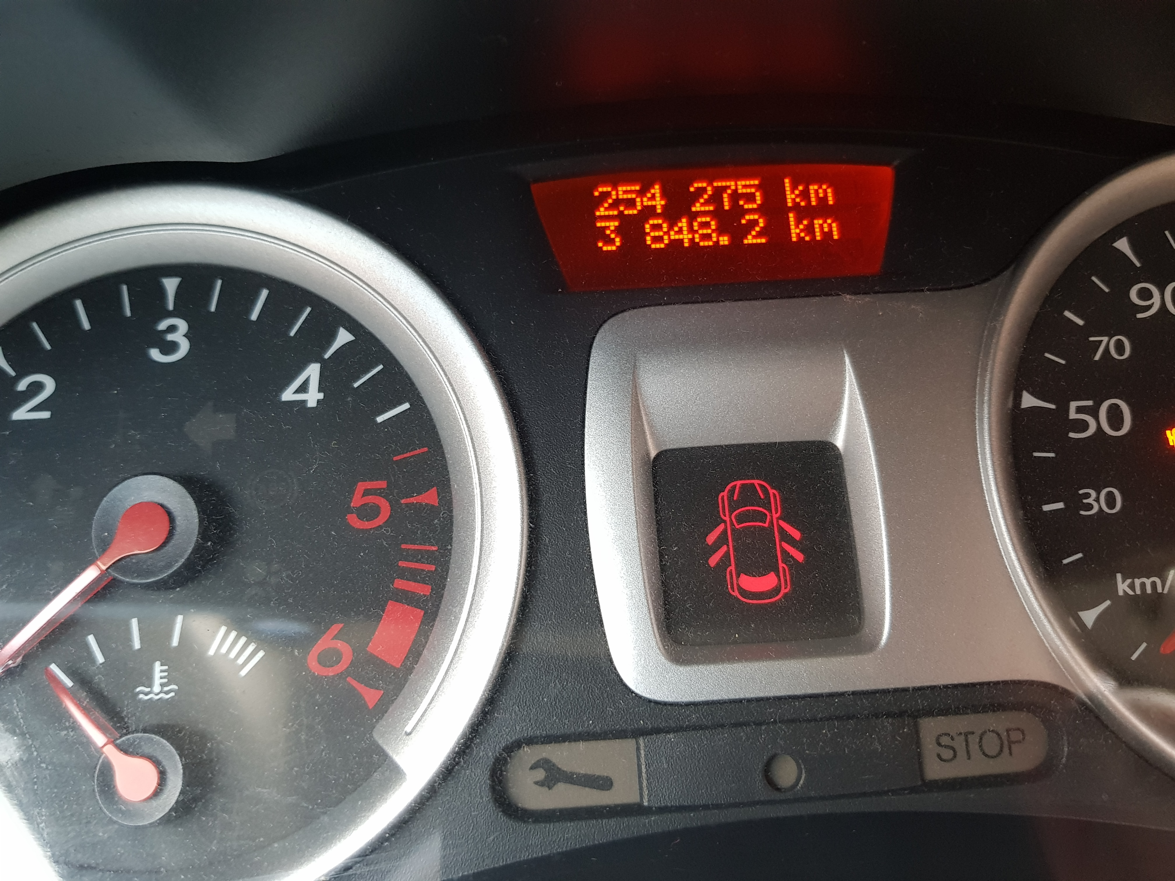 Hvid Renault Clio III fra 2011