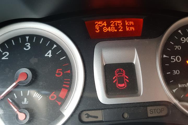 Hvid Renault Clio III fra 2011