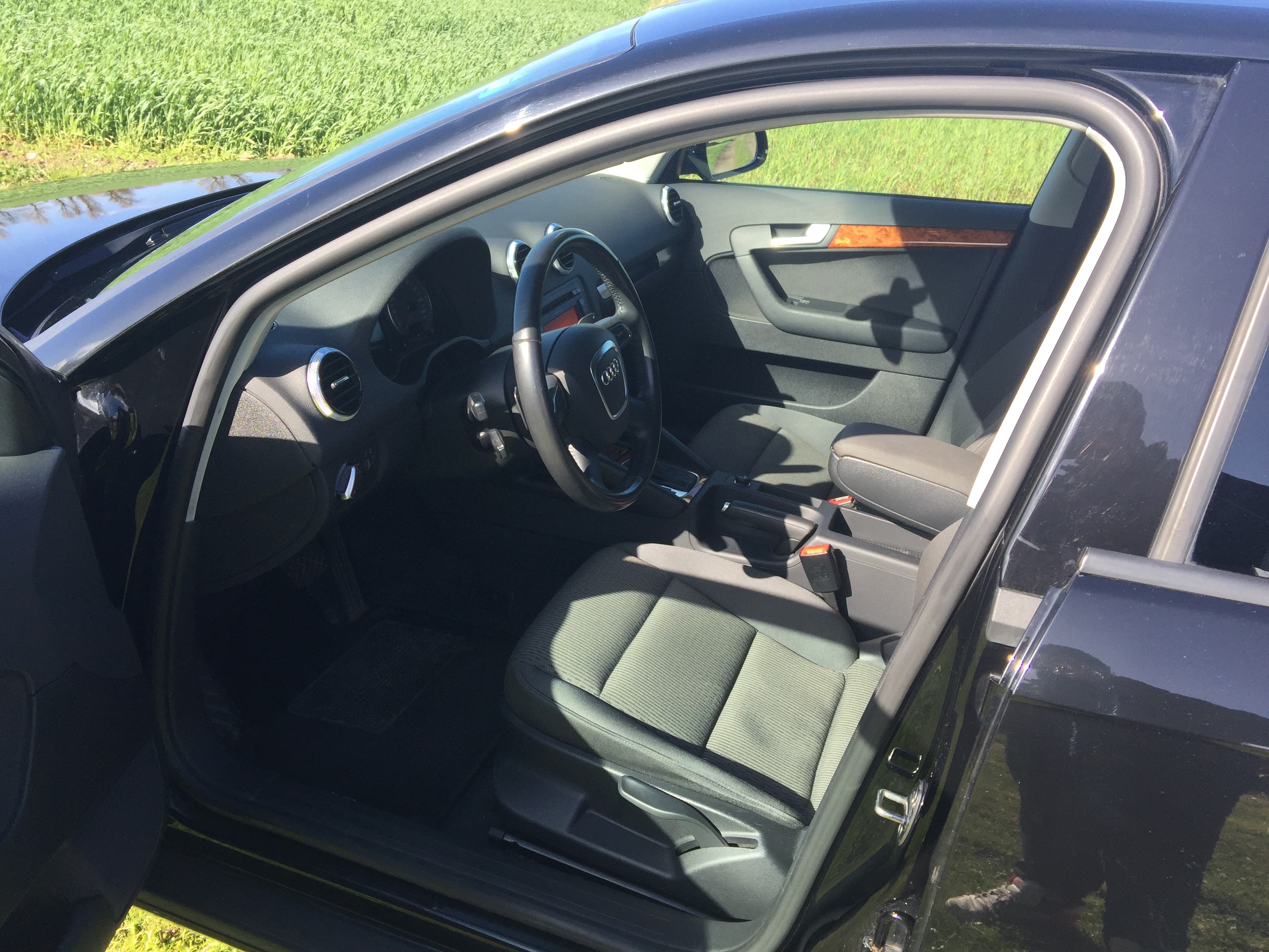 Sort Audi A3 fra 2010
